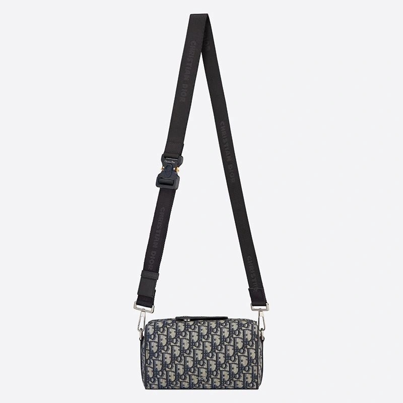 Dior Lingot 22 Bag Oblique Motif Canvas Blue - Image 3