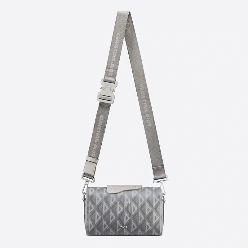 Dior Lingot 22 Bag CD Diamond Motif Canvas Grey - Image 4