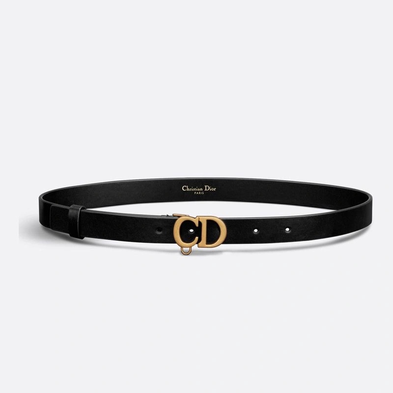 Dior Saddle Removable Pouch Belt 20MM Ultrasoft Calfskin Black - Image 4