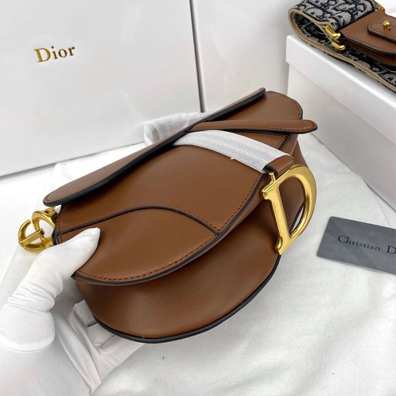 Dior Saddle Bag Smooth Calfskin Brown - Image 3