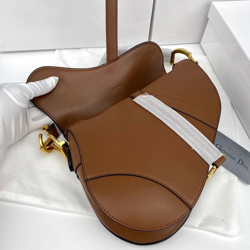 Dior Saddle Bag Smooth Calfskin Brown - Image 4
