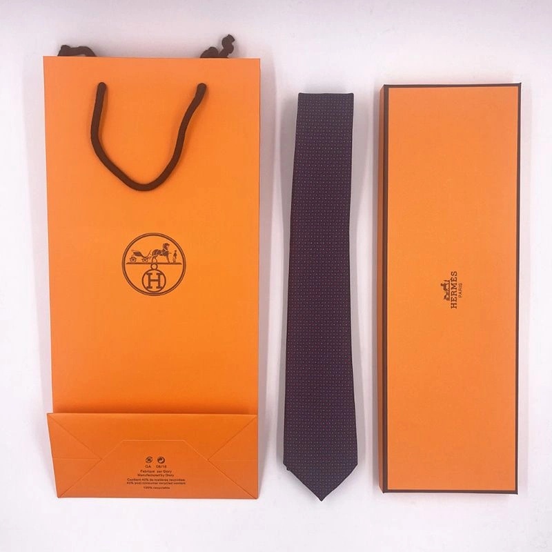 Hermes Tie 7 Mega Chariot Tie In Blue - Image 3