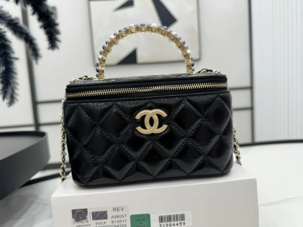 CHANEL SMALL VANITY WITH CHANELASSIC CHAIN-9-17-8cm BestValue 1214 - Image 3