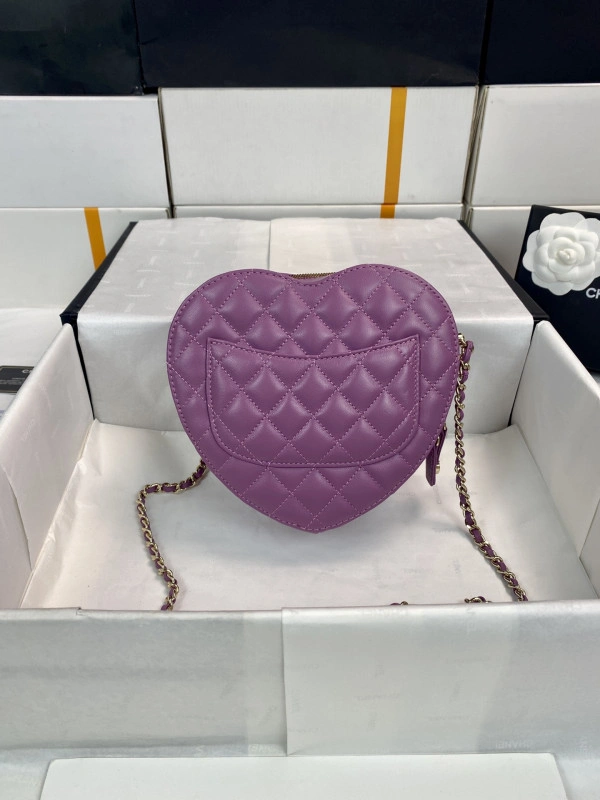 CHANEL Heart Bag-18*16.5*6.5CM GoodFit 1403 - Image 4